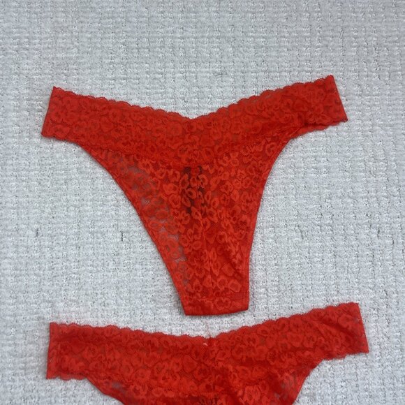LOT x2 La Senza Mini Cheeky Lace Panties Women Sz Medium BRAND NEW - Picture 5 of 6